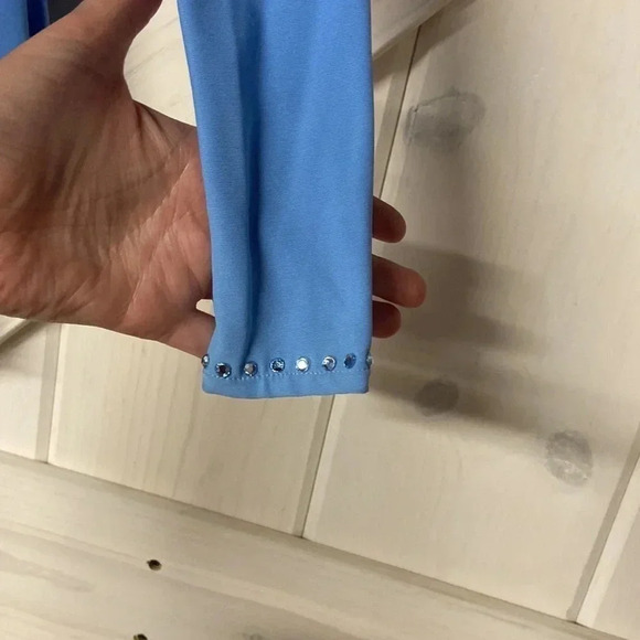 Figure Skating Custom Rhinestone Competition Long Sleeve Dress - Picture 4 of 10